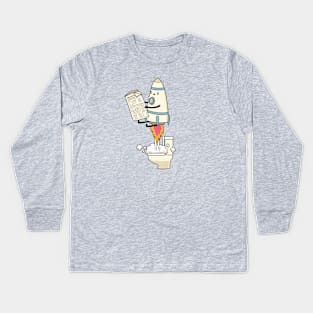 We've lifted off! Kids Long Sleeve T-Shirt